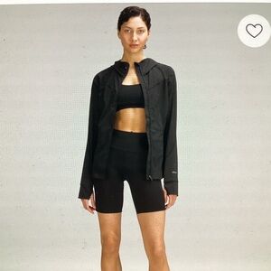 Lululemon Athletica Black Mist Over Windbreaker Jacket
